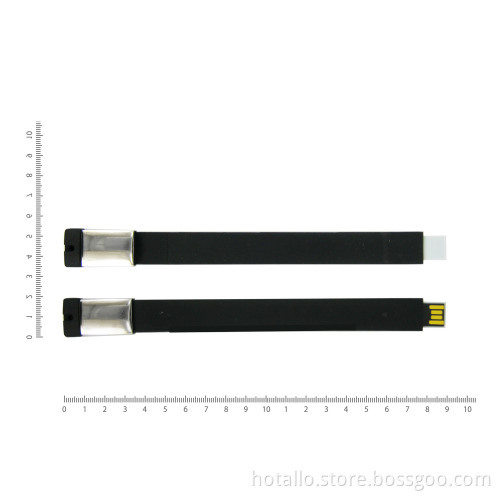 Silicone Key Chain Wrist Band USB Drive